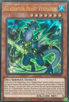 Gladiator Beast Vespasius (V.2 - Ultra Rare)⁣ - Chaos Impact⁣ (Ultra Rare)⁣ [SP1]
