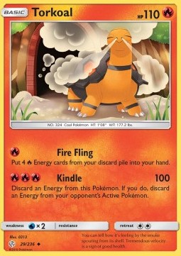 Torkoal⁣ - Cosmic Eclipse⁣ (Uncommon)⁣ [29]