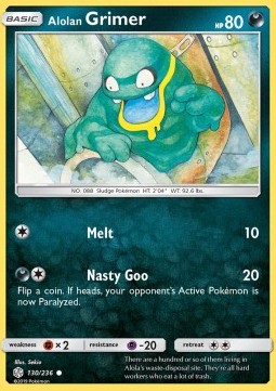 Alolan Grimer⁣ - Cosmic Eclipse⁣ (Common)⁣ [130]
