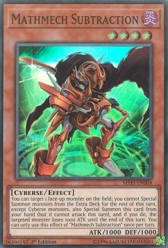 Mathmech Subtraction⁣ - Mystic Fighters⁣ (Super Rare)⁣ [004]