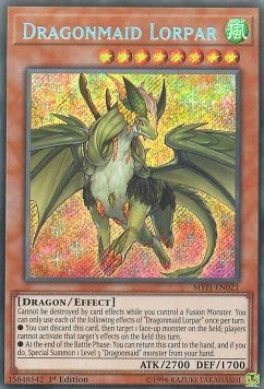 Dragonmaid Lorpar⁣ - Mystic Fighters⁣ (Secret Rare)⁣ [021]