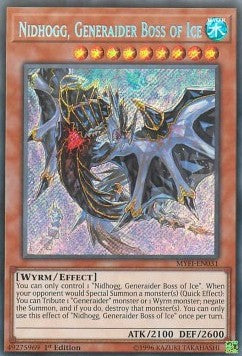 Nidhogg, Generaider Boss of Ice⁣ - Mystic Fighters⁣ (Secret Rare)⁣ [031]