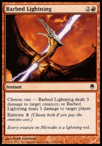 Barbed Lightning⁣ - Darksteel⁣ (Common)⁣ [55]