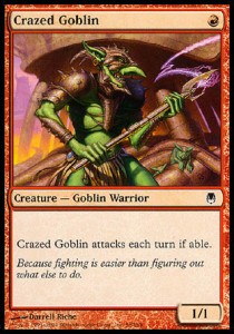 Crazed Goblin⁣ - Darksteel⁣ (Common)⁣ [56]