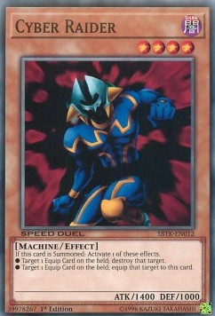 Cyber Raider⁣ - Speed Duel: Trials of the Kingdom⁣ (Common)⁣ [012]