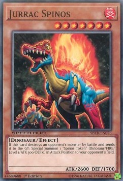 Jurrac Spinos⁣ - Speed Duel: Trials of the Kingdom⁣ (Common)⁣ [023]