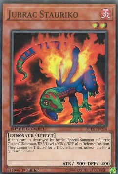 Jurrac Stauriko⁣ - Speed Duel: Trials of the Kingdom⁣ (Super Rare)⁣ [024]