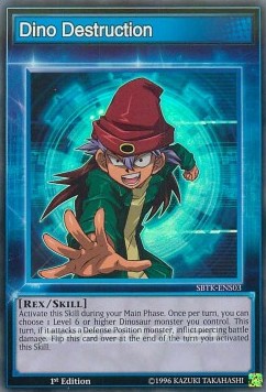 Dino Destruction (Skill)⁣ - Speed Duel: Trials of the Kingdom⁣ (Super Rare)⁣ [S03]