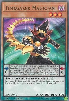 Timegazer Magician⁣ - Legendary Duelists: Magical Hero⁣ (Common)⁣ [050]