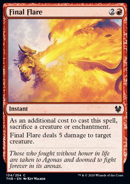 Final Flare⁣ - Theros Beyond Death⁣ (Common)⁣ [134]