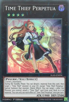 Time Thief Perpetua (V.1 - Super Rare)⁣ - Ignition Assault⁣ (Super Rare)⁣ [094]