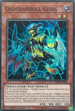 Qadshaddoll Keios⁣ - Structure Deck: Shaddoll Showdown⁣ (Super Rare)⁣ [001]