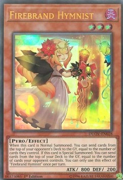Firebrand Hymnist⁣ - Duel Overload⁣ (Ultra Rare)⁣ [028]