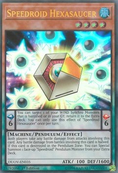 Speedroid Hexasaucer⁣ - Duel Overload⁣ (Ultra Rare)⁣ [035]