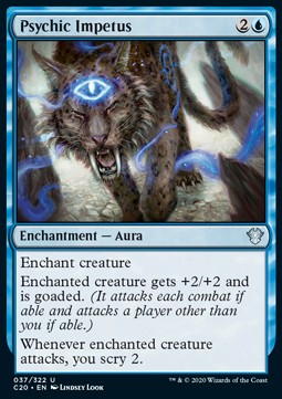 Psychic Impetus⁣ - Commander: Ikoria⁣ (Uncommon)⁣ [37]