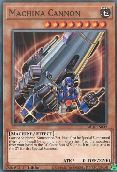 Machina Cannon⁣ - Structure Deck: Mechanized Madness⁣ (Common)⁣ [009]
