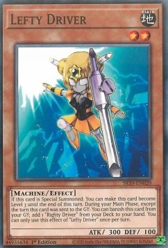 Lefty Driver⁣ - Structure Deck: Mechanized Madness⁣ (Common)⁣ [020]