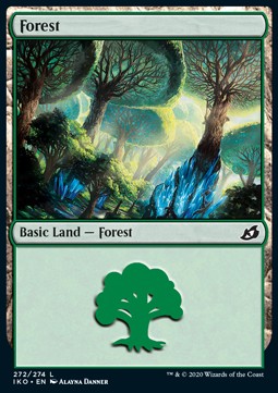 Forest (V.1)⁣ - Ikoria: Lair of Behemoths⁣ (Land)⁣ [272]