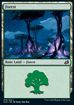Forest (V.3)⁣ - Ikoria: Lair of Behemoths⁣ (Land)⁣ [274]