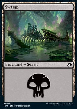 Swamp (V.3)⁣ - Ikoria: Lair of Behemoths⁣ (Land)⁣ [268]