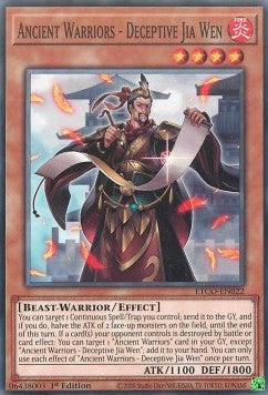 Ancient Warriors - Deceptive Jia Wen⁣ - Eternity Code⁣ (Common)⁣ [022]