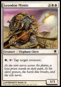 Loxodon Mystic⁣ - Darksteel⁣ (Common)⁣ [7]