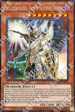 Black Luster Soldier - Envoy of the Evening Twilight⁣ - Toon Chaos⁣ (Rare)⁣ [033]