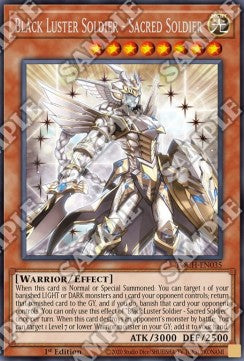 Black Luster Soldier - Sacred Soldier⁣ - Toon Chaos⁣ (Rare)⁣ [035]