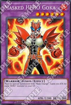 Masked HERO Goka⁣ - Toon Chaos⁣ (Rare)⁣ [043]