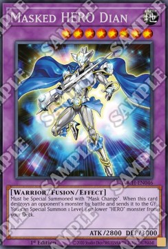 Masked HERO Dian⁣ - Toon Chaos⁣ (Rare)⁣ [046]