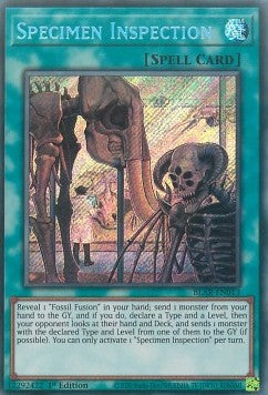Specimen Inspection⁣ - Battles of Legend: Armageddon⁣ (Secret Rare)⁣ [013]