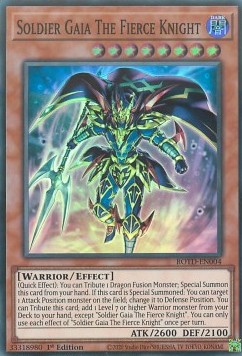Soldier Gaia The Fierce Knight⁣ - Rise of the Duelist⁣ (Super Rare)⁣ [004]