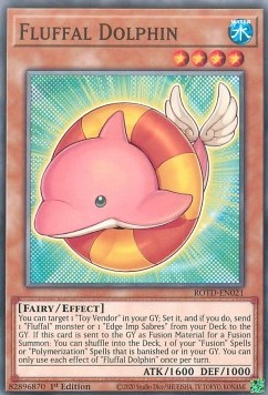 Fluffal Dolphin⁣ - Rise of the Duelist⁣ (Common)⁣ [021]