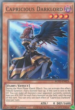 Capricious Darklord⁣ - Rise of the Duelist⁣ (Common)⁣ [023]