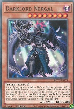 Darklord Nergal⁣ - Rise of the Duelist⁣ (Common)⁣ [025]