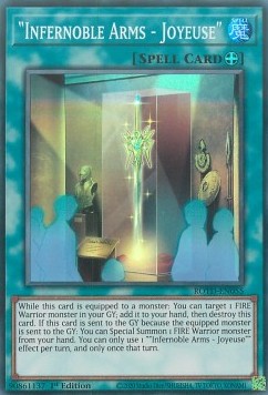"Infernoble Arms - Joyeuse"⁣ - Rise of the Duelist⁣ (Super Rare)⁣ [055]