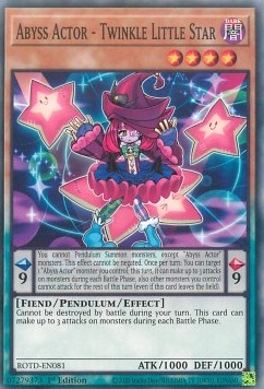 Abyss Actor - Twinkle Little Star⁣ - Rise of the Duelist⁣ (Common)⁣ [081]