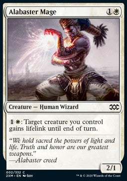 Alabaster Mage⁣ - Double Masters⁣ (Common)⁣ [2]