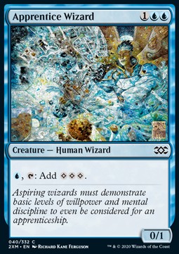 Apprentice Wizard⁣ - Double Masters⁣ (Common)⁣ [40]