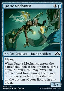 Faerie Mechanist⁣ - Double Masters⁣ (Common)⁣ [50]