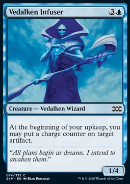 Vedalken Infuser⁣ - Double Masters⁣ (Common)⁣ [74]