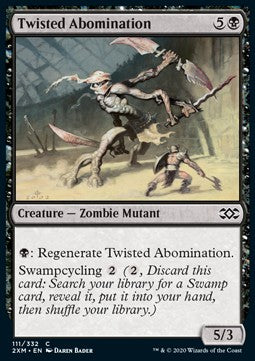 Twisted Abomination⁣ - Double Masters⁣ (Common)⁣ [111]