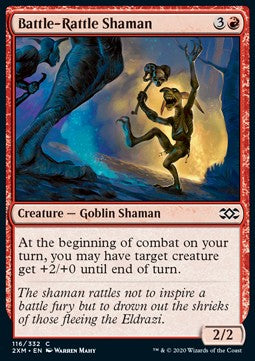 Battle-Rattle Shaman⁣ - Double Masters⁣ (Common)⁣ [116]