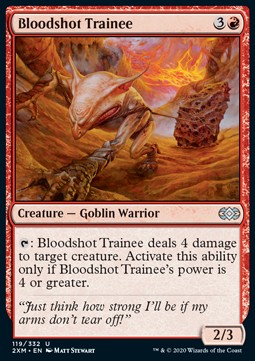 Bloodshot Trainee⁣ - Double Masters⁣ (Uncommon)⁣ [119]