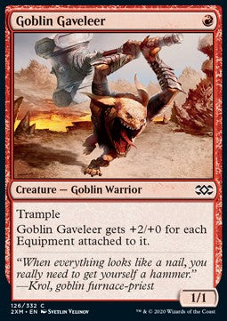 Goblin Gaveleer⁣ - Double Masters⁣ (Common)⁣ [126]