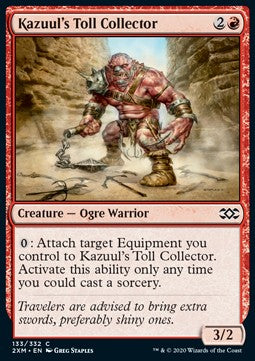 Kazuul's Toll Collector⁣ - Double Masters⁣ (Common)⁣ [133]