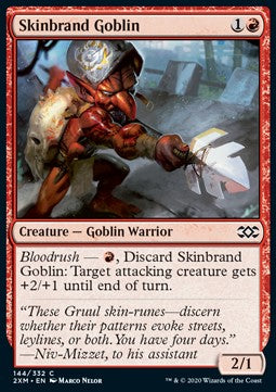 Skinbrand Goblin⁣ - Double Masters⁣ (Common)⁣ [144]