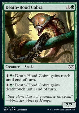 Death-Hood Cobra⁣ - Double Masters⁣ (Common)⁣ [163]
