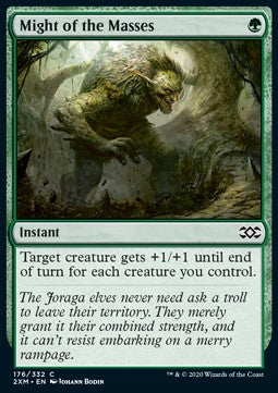 Might of the Masses⁣ - Double Masters⁣ (Common)⁣ [176]