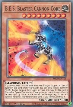 B.E.S. Blaster Cannon Core⁣ - 2020 Tin of Lost Memories Mega Pack⁣ (Common)⁣ [111]